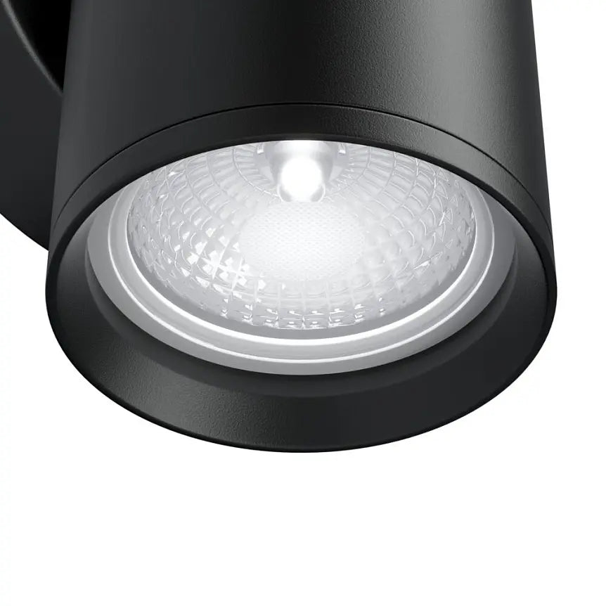Wandleuchte – Schwarzes Aluminium, 1× GU10 Fassung, 10 W Leistung, 10 cm Höhe - Focus S | Maytoni