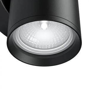Wandleuchte – Schwarzes Aluminium, 1× GU10 Fassung, 10 W Leistung, 10 cm Höhe - Focus S | Maytoni