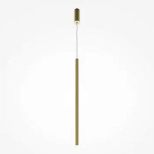 Pendelleuchte – Goldenes Aluminium, 6 W Leistung, Neutralweiß, Ø3 cm - Pro Extra | Maytoni