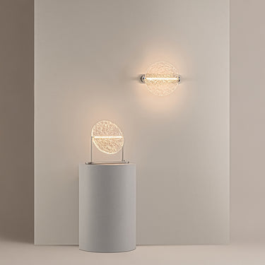 Wandleuchte Chrom, Metallfuß, Klarglas, integrierte 8 W LED 3000 K – Mangata | Maytoni