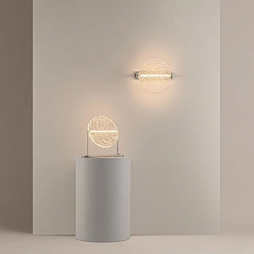 Wandleuchte – Chromfarbenes Metall, Acrylschirm, 360° Licht, 7 W Leistung, 11 cm Höhe - Mangata | Maytoni