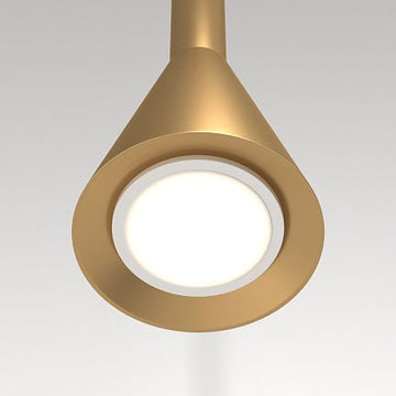 Pendelleuchte Goldfarbenes Metallgehäuse mit GU10 - Fassung, modernem Design und energiesparender Beleuchtung – Arc | Maytoni - Esszett Luxury | Stilvolles Wohnen mit Charakter