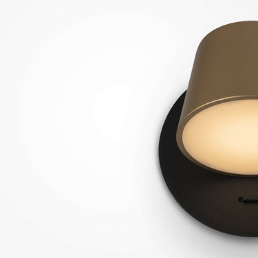 Wandleuchte Messing - Schwarz, Metallrahmen, schwenkbarer LED - Dome 6 W 3000 K – Pixel | Maytoni - Esszett Luxury | Stilvolles Wohnen mit Charakter