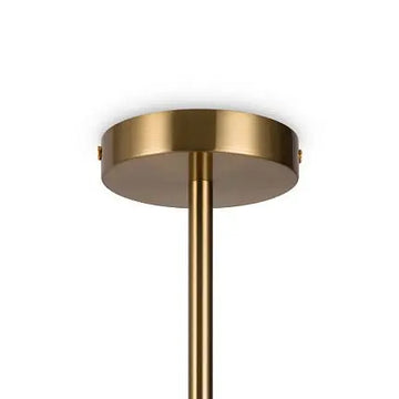 Pendelleuchte – Messingfarbenes Metall, Glasschirm, E27 Fassung, 60 W Leistung, Ø67 cm - Marble | Maytoni