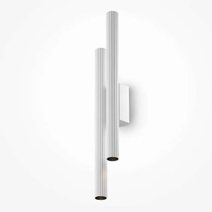 Wandleuchte – Weißes Alu, Warmweißes Licht, 40 cm Höhe - Calipso | Maytoni