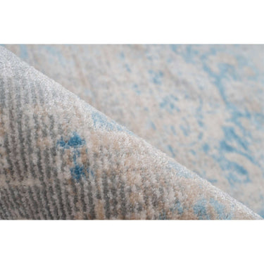 Teppich – Vintage Muster, Orientalische Ornamente, Grau Türkis, 120 x 170 cm - Baroque 325 | Kayoom
