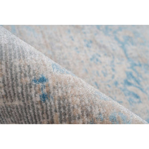 Teppich – Vintage Muster, Orientalische Ornamente, Grau Türkis, 120 x 170 cm - Baroque 325 | Kayoom