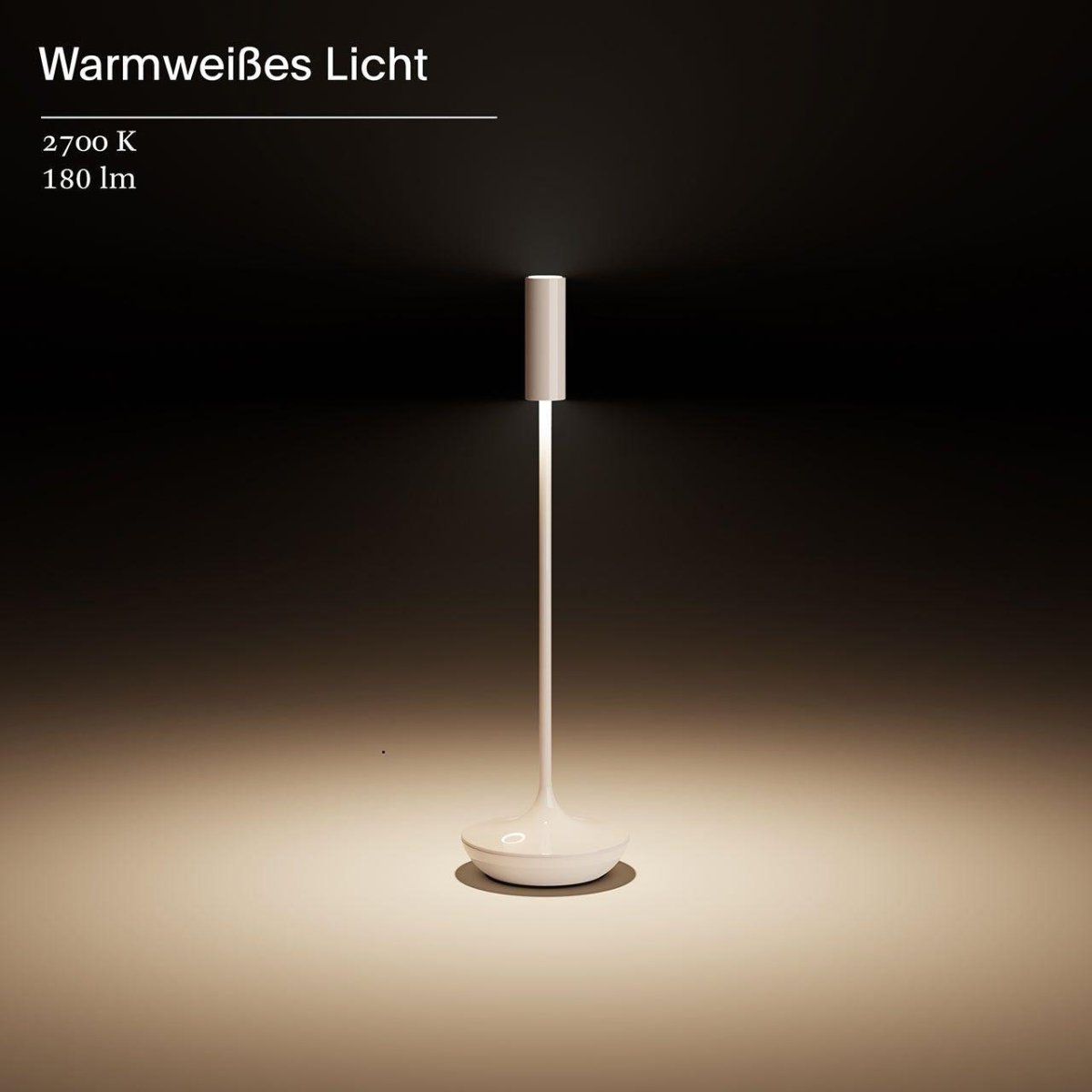 Akku - Tischleuchte Nucandle 1,6W 2700K IP54 180lm Ra85 von Sigor - Esszett Luxury | Stilvolles Wohnen mit Charakter