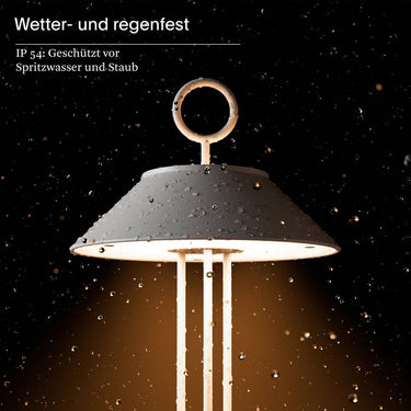 Akku - Tischleuchte Nudiderot 425mm 2,2W FlexMood 2200K/2700K IP54 168/197lm Ra85 von Sigor - Esszett Luxury | Stilvolles Wohnen mit Charakter