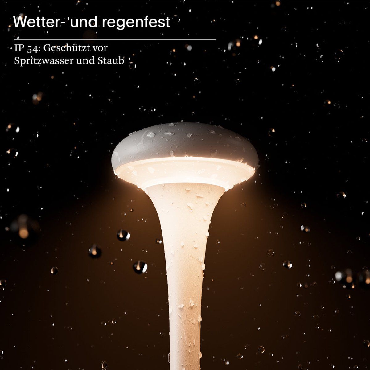Akku - Tischleuchte Nudrop 292mm von Sigor - Esszett Luxury | Stilvolles Wohnen mit Charakter