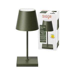 Tischleuchte - Alu-Korpus, USB-C-Ladung, warme Töne - Nuindie Mini | Sigor