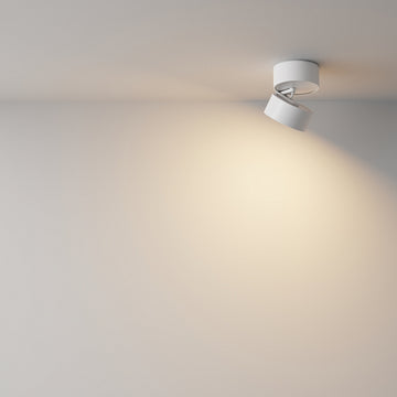 Deckenleuchte – Weißes Aluminium, 12 W Leistung, Ø8,5 cm, Warmweiß, CRI 90 - Onda | Maytoni