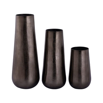 Aluminiumtopf - Finnick 16.5 x 16.5 x 29.5 cm von PTMD - Esszett Luxury | Stilvolles Wohnen mit Charakter