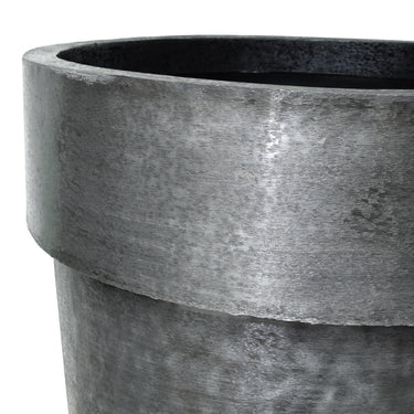 Aluminiumtopf - Lovay Brass (3er Set) Silber von PTMD - Esszett Luxury | Stilvolles Wohnen mit Charakter
