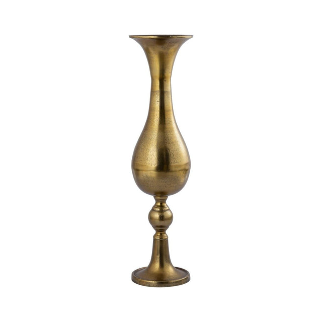 Aluminiumtopf - Orish Brass 16.5 x 16.5 x 64.0 cm von PTMD - Esszett Luxury | Stilvolles Wohnen mit Charakter