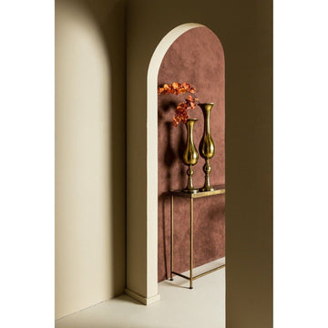 Aluminiumtopf - Orish Brass 16.5 x 16.5 x 64.0 cm von PTMD - Esszett Luxury | Stilvolles Wohnen mit Charakter