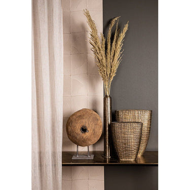 Aluminiumtopf - Selvas gold L (38 x 10 x 45 cm) von PTMD - Esszett Luxury | Stilvolles Wohnen mit Charakter