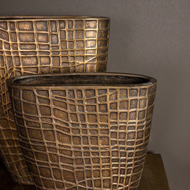 Aluminiumtopf - Selvas gold S (30 x 10 x 35 cm) von PTMD - Esszett Luxury | Stilvolles Wohnen mit Charakter