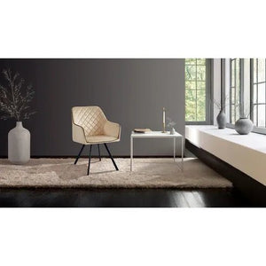 Stuhl Gestepptes Rücken - Design Samtbezug Eisen - Gestell – Amber 125 | Kayoom - Esszett Luxury | Stilvolles Wohnen mit Charakter