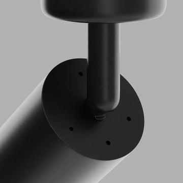 Deckenleuchte – Schwarzes Aluminium, 1× GU10 Fassung, 10 W Leistung, 19.5 cm Höhe - Focus | Maytoni