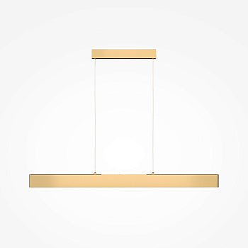 Pendelleuchte Goldfarbenes Aluminiumgehäuse mit opalem Acryl - Diffusor, integrierter LED und modernem Design – Arc | Maytoni - Esszett Luxury | Stilvolles Wohnen mit Charakter