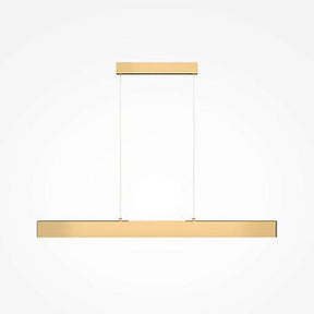 Pendelleuchte Goldfarbenes Aluminiumgehäuse mit opalem Acryl - Diffusor, integrierter LED und modernem Design – Arc | Maytoni - Esszett Luxury | Stilvolles Wohnen mit Charakter