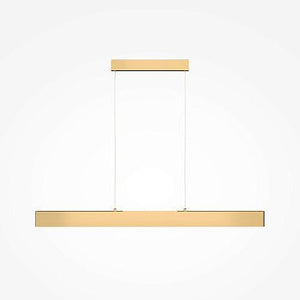 Pendelleuchte Goldfarbenes Aluminiumgehäuse mit opalem Acryl - Diffusor, integrierter LED und modernem Design – Arc | Maytoni - Esszett Luxury | Stilvolles Wohnen mit Charakter