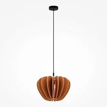 Pendant Light Felt Shade Bronze Metal Frame & Modern Design – Cambio | Maytoni