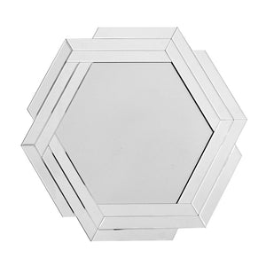Spiegel mit silbernem Metallrand geometrischem Rahmen & Wandbefestigung – Artemis 1610 | Kayoom - Esszett Luxury | Stilvolles Wohnen mit Charakter