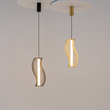 Pendant Light Black Metal Acrylic Elements Modern Linear Design – Shadows of the Past | Maytoni