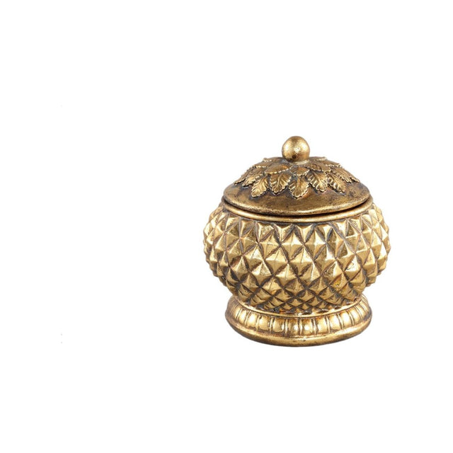 Aufbewahrungsbox mit Deckel - Laxon Gold von PTMD - Esszett Luxury | Stilvolles Wohnen mit Charakter