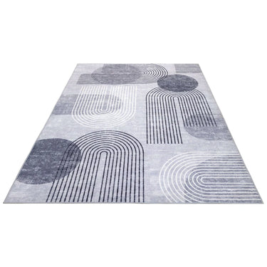 Teppich – Geometrisches Design, Moderner Look, Kurzflor Struktur, 80 x 150 cm - Visionary 126 | Kayoom