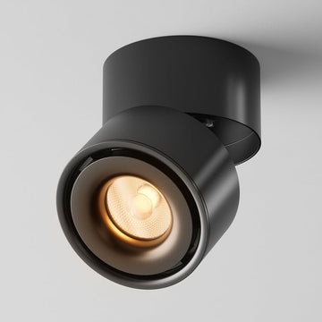 Deckenleuchte aus schwarzem Aluminium mit integrierter LED und warmweißem Licht – Yin | Maytoni - Esszett Luxury | Stilvolles Wohnen mit Charakter