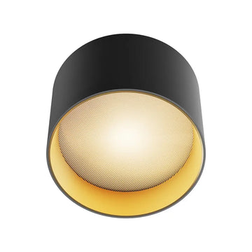 Deckenleuchte – Schwarz-Mattgold, Aluminium Gehäuse, 8 W Leistung - Vega | Maytoni