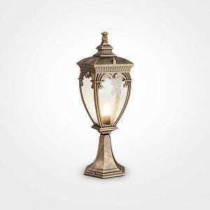 Landschaftsleuchte Aluminium Schwarz‑Gold E27 60 W IP44 – Fleur | Maytoni - Esszett Luxury | Stilvolles Wohnen mit Charakter