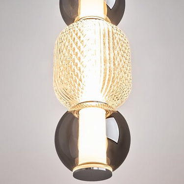 Pendelleuchte im Chrom - Ringdesign mit dimmbarer LED verstellbarer Höhe und energiesparender Beleuchtung – Drop | Maytoni - Esszett Luxury | Stilvolles Wohnen mit Charakter