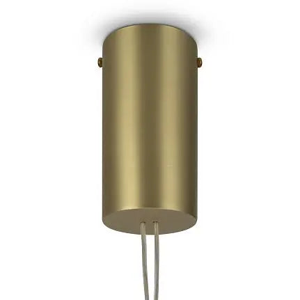Pendelleuchte – Goldfarbenes Aluminium und Glas, 10 W Leistung, Warmweiß, 186 cm Höhe - Maya | Maytoni