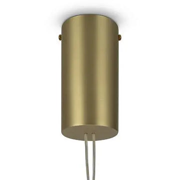 Pendant lamp with a gold-colored metal base and asymmetrical crystal decoration in a luxurious design – Maya | Maytoni