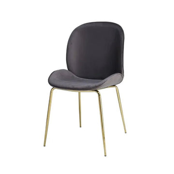 Stuhl Gestepptes Rücken - Design Samtbezug Messing - Gestell – Charlize 110 | Kayoom - Esszett Luxury | Stilvolles Wohnen mit Charakter