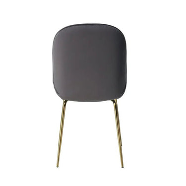 Stuhl Gestepptes Rücken - Design Samtbezug Messing - Gestell – Charlize 110 | Kayoom - Esszett Luxury | Stilvolles Wohnen mit Charakter