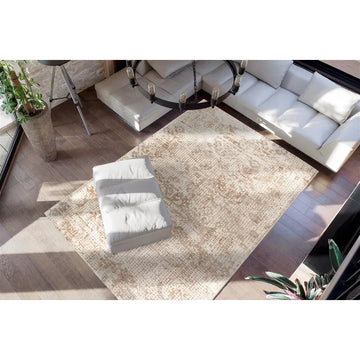 Teppich – Beige Creme, Antik-Look, Kurzflor, 230 cm - Puerto 225 | Kayoom