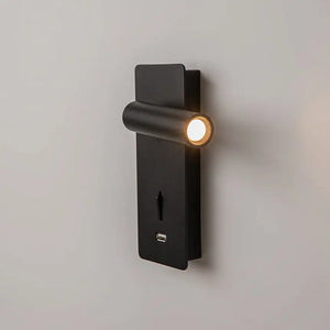 Wandleuchte – Schwarzes Metall, 3 W Leistung, Warmweiß, 18,6 cm Höhe - Mirax | Maytoni