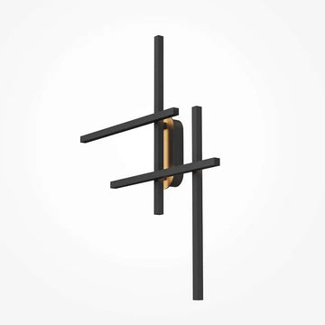 Wall lamp Black, minimalist metal frame, 24 W LED – Halo | Maytoni