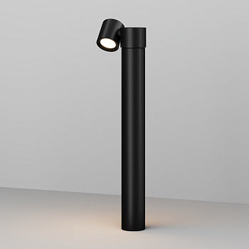 Landschaftsleuchte – Schwarzes Finish, Aluminium Gehäuse, Einflammiges Design, Höhe 55 cm - Wall Street | Maytoni