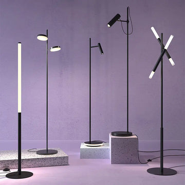 Metal & LED Floor Lamp with Adjustable Head and Modern Design – Estudo | Maytoni