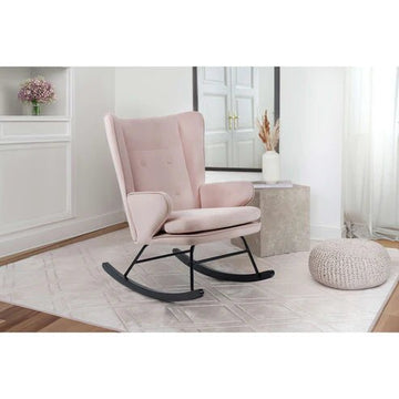 Stuhl Gestepptes Detail Samtbezug Metallgestell mit Holz - Kufen – Melorie 125 | Kayoom - Esszett Luxury | Stilvolles Wohnen mit Charakter