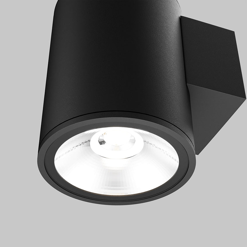 Wandleuchte – Graphitfarbenes Metall mit Glas, 5 W LED, Warmweiß, 350 lm - Shim | Maytoni