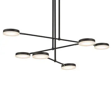 Pendant Light with Matte Black Aluminum Frame & Integrated LED – Fad | Maytoni