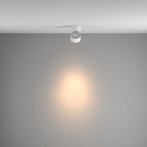 Deckenleuchte – Weißes Finish, Aluminium Gehäuse, Triac Dimmung, Warmweiß, Ø10 cm - Yin | Maytoni