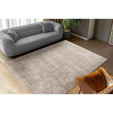 Teppich – Creme Farbe, Weicher Kurzflor, Maschinengewebt Material, 300 cm - Amora 264 | Kayoom